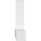 Ekena Millwork Portland Architectural Grade PVC Gable Bracket, 108"W x 18"H x 4"D x 4"F, 4/12 Pitch GBP108X18X0404POR00 - alternate 5
